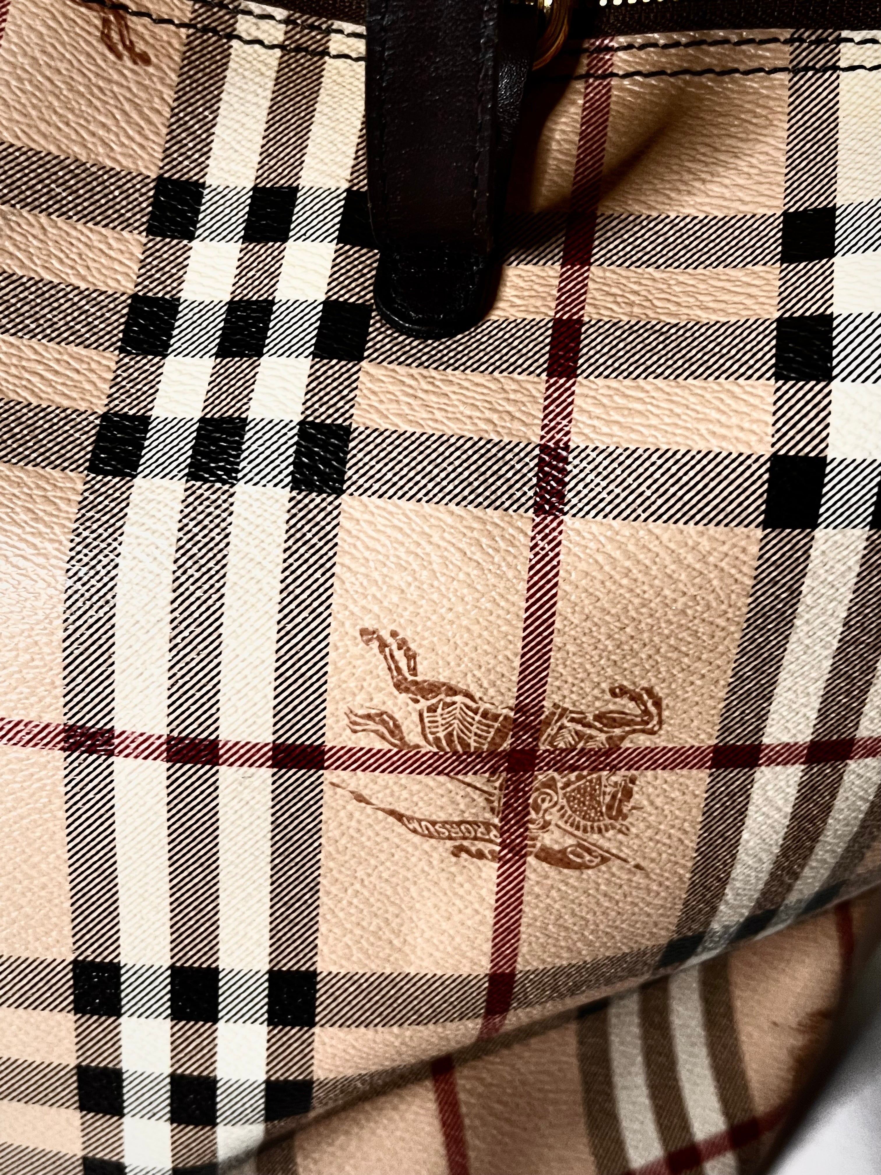 Burberry Haymark Check Salisbury Tote Bag
