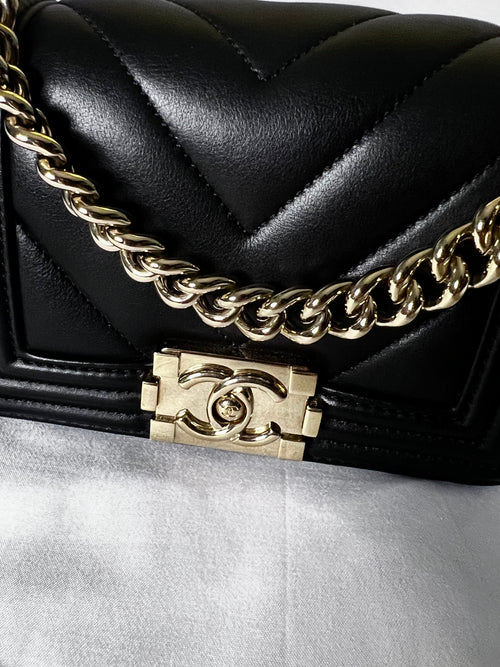 Black Small Boy Chanel Handbag