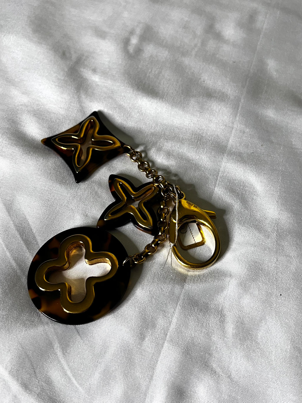 Louis Vuitton Shell Resin Insolence Key Holder and Bag Charm