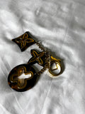 Louis Vuitton Shell Resin Insolence Key Holder and Bag Charm
