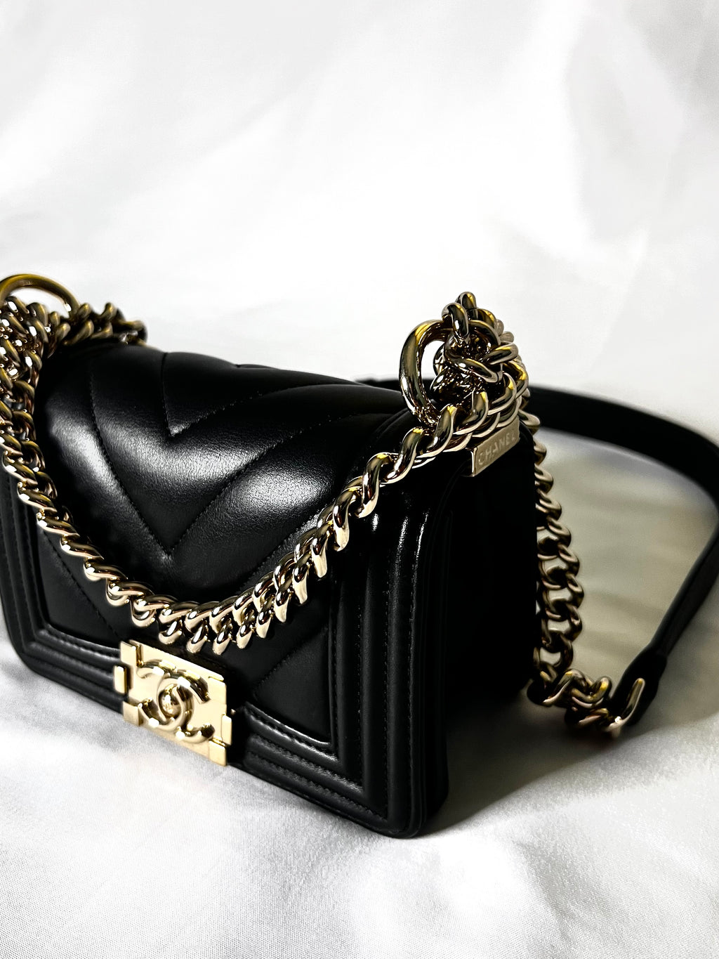 Black Small Boy Chanel Handbag