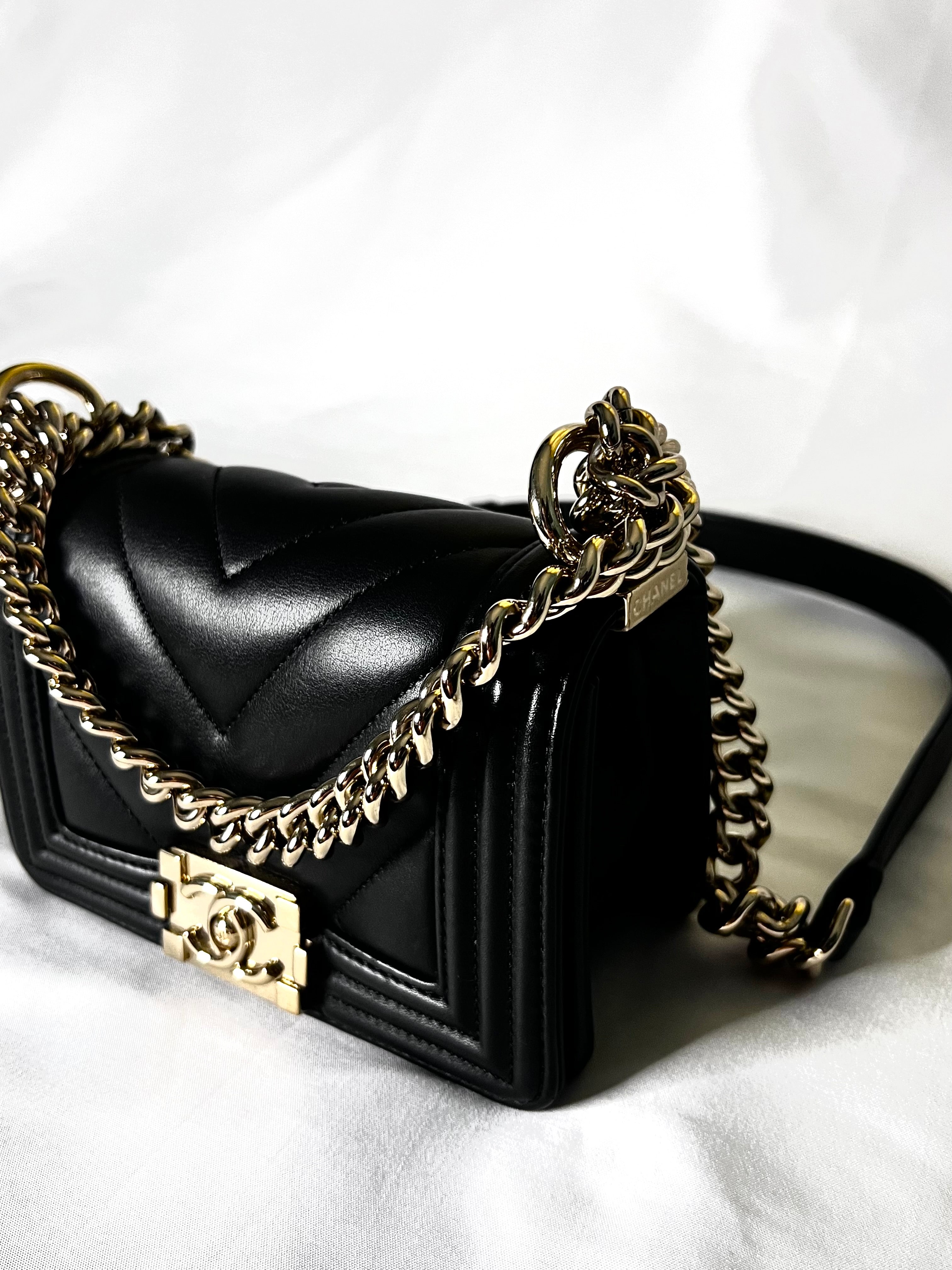 Black Small Boy Chanel Handbag