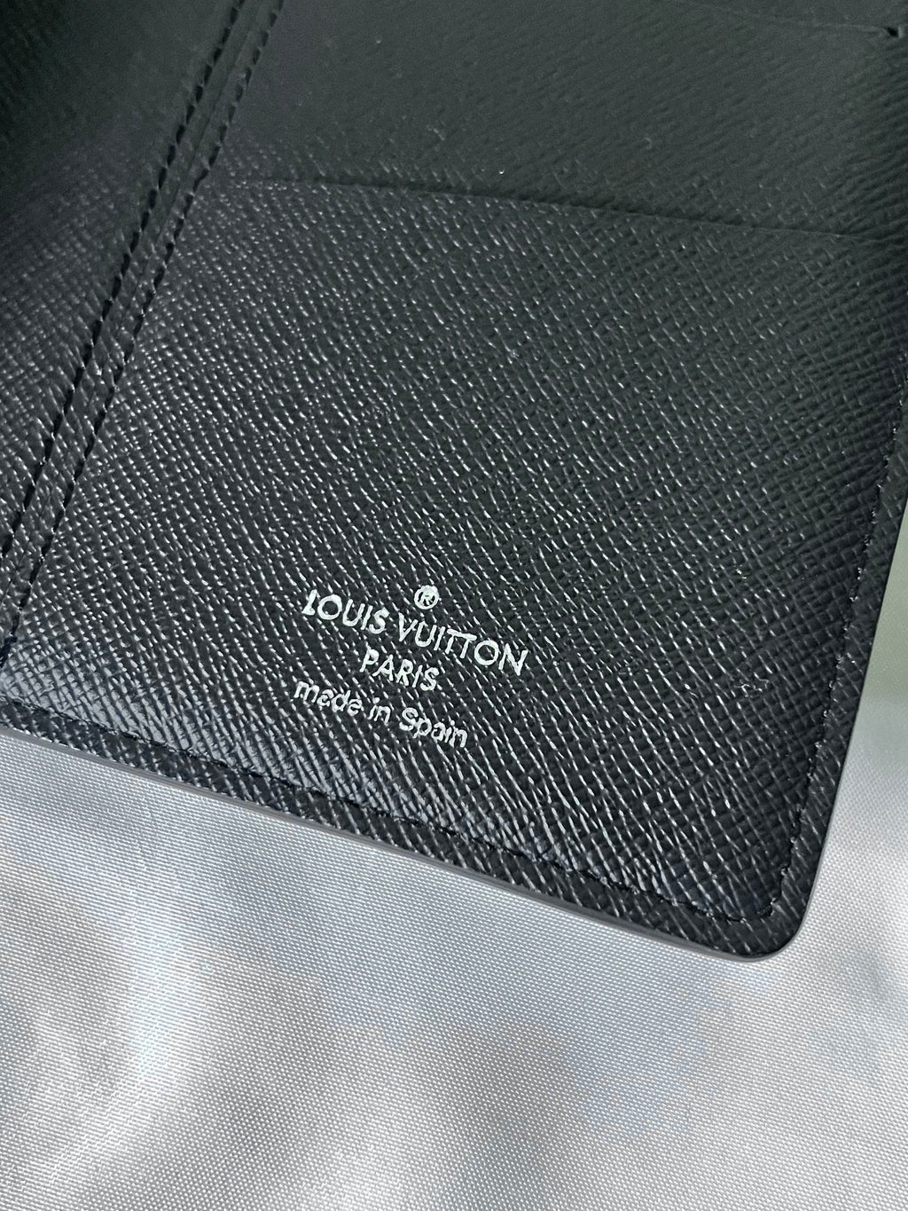 Louis Vuitton Black Monogram Eclipse Brazza