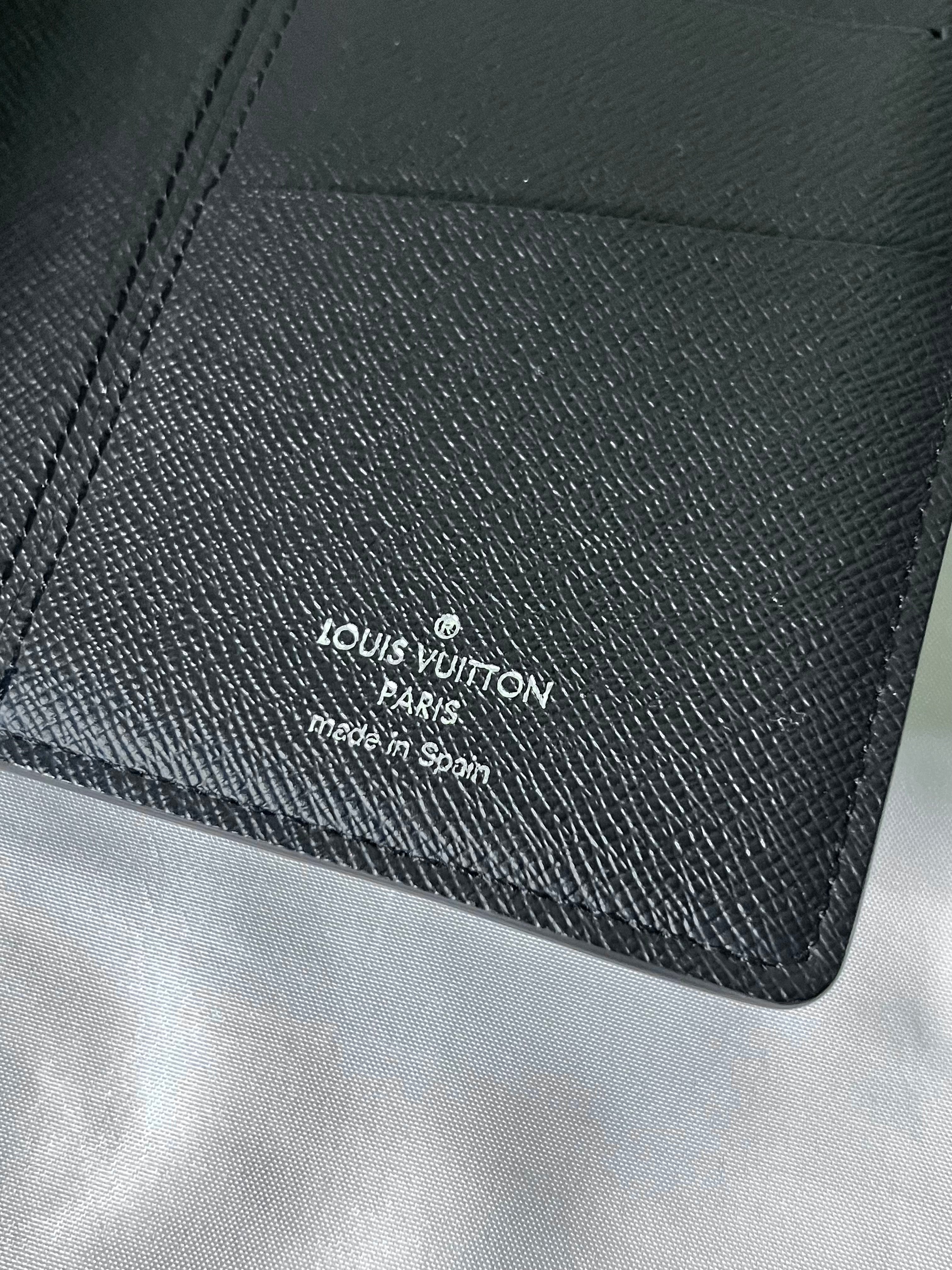 Louis Vuitton Black Monogram Eclipse Brazza