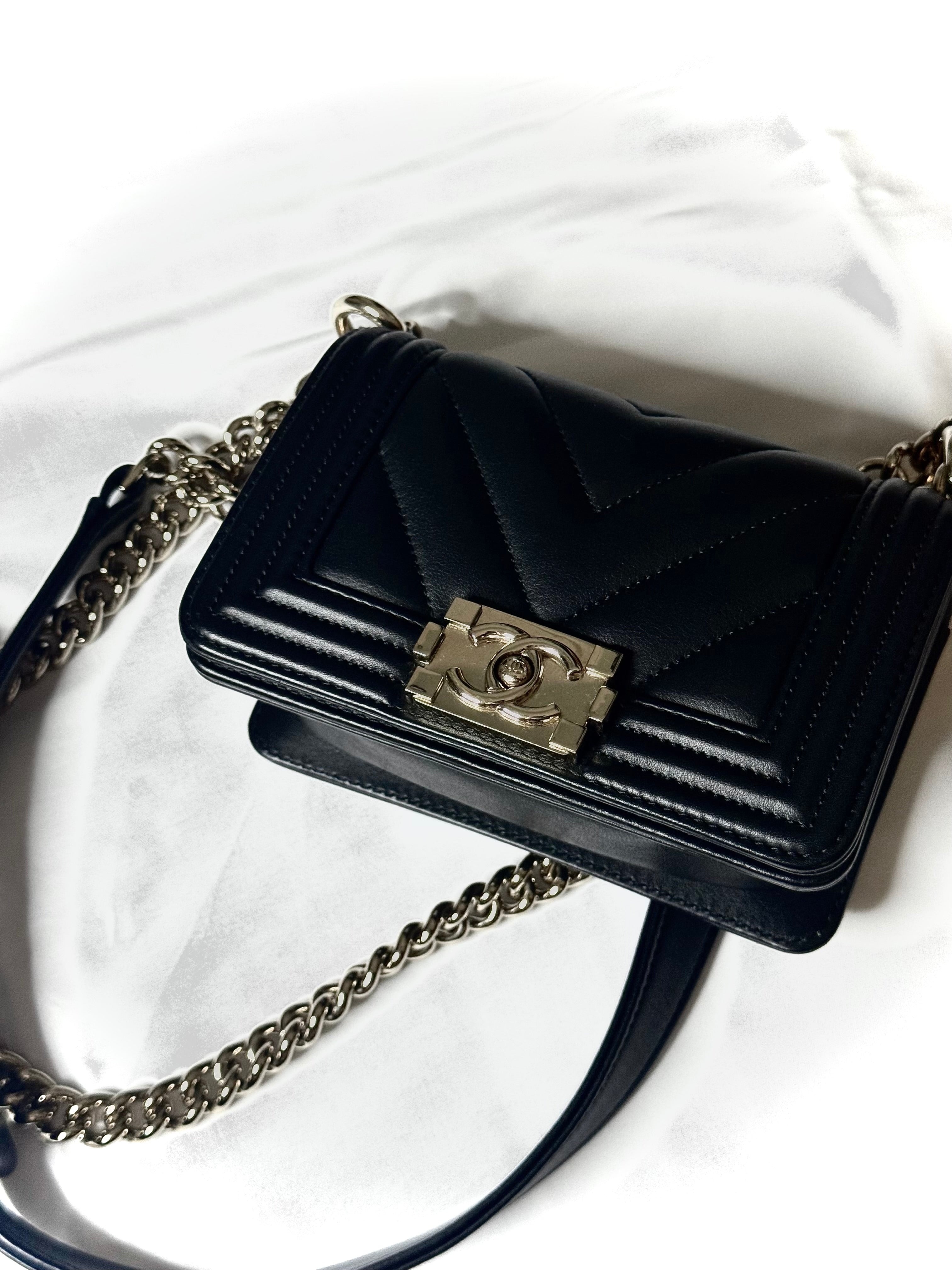 Black Small Boy Chanel Handbag