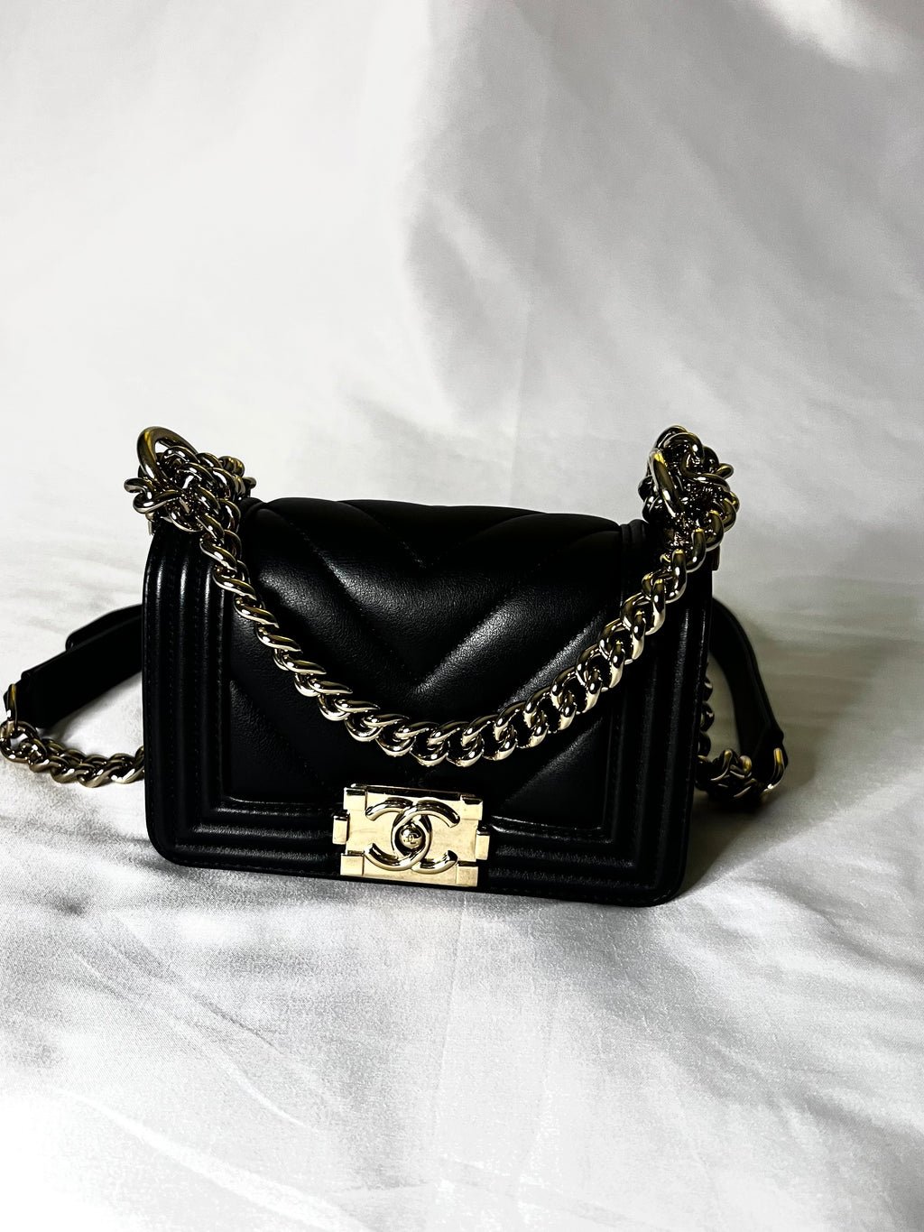 Black Small Boy Chanel Handbag