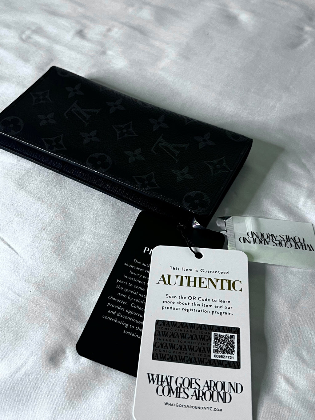 Louis Vuitton Black Monogram Eclipse Brazza