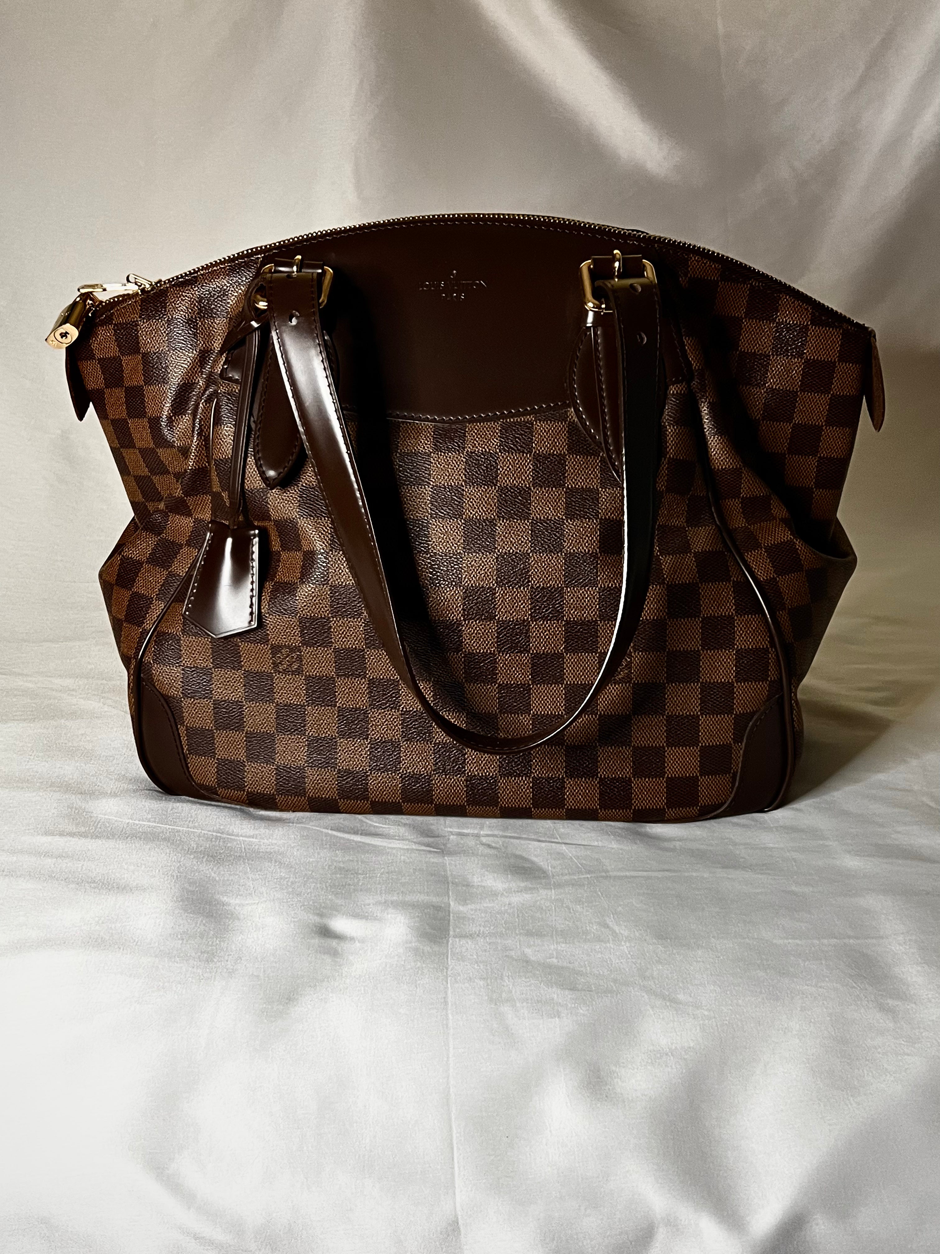 Brown and Black LV Damier Ebene Verona PM