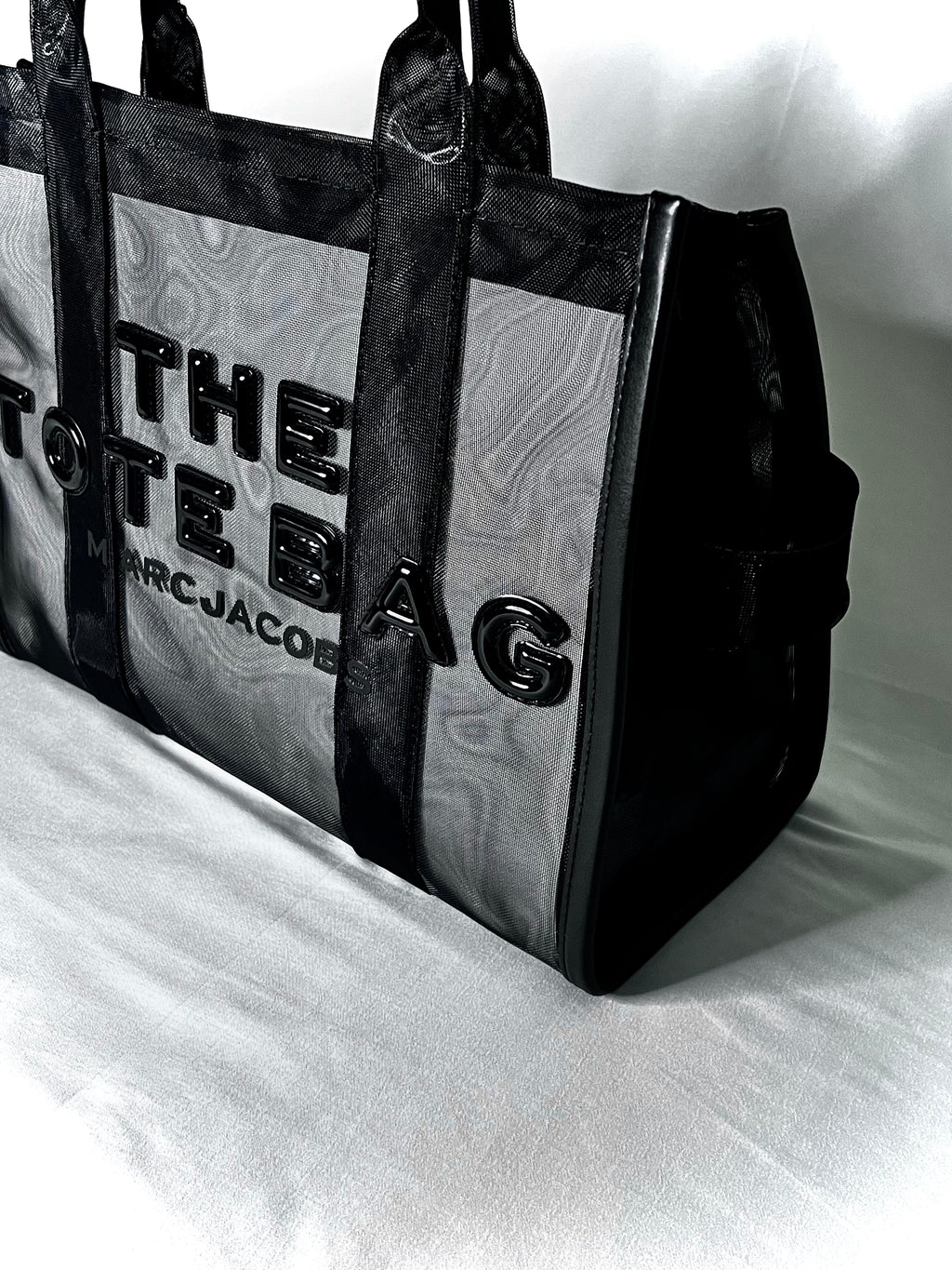 Black Medium Mesh Tote Bag Marc Jacobs