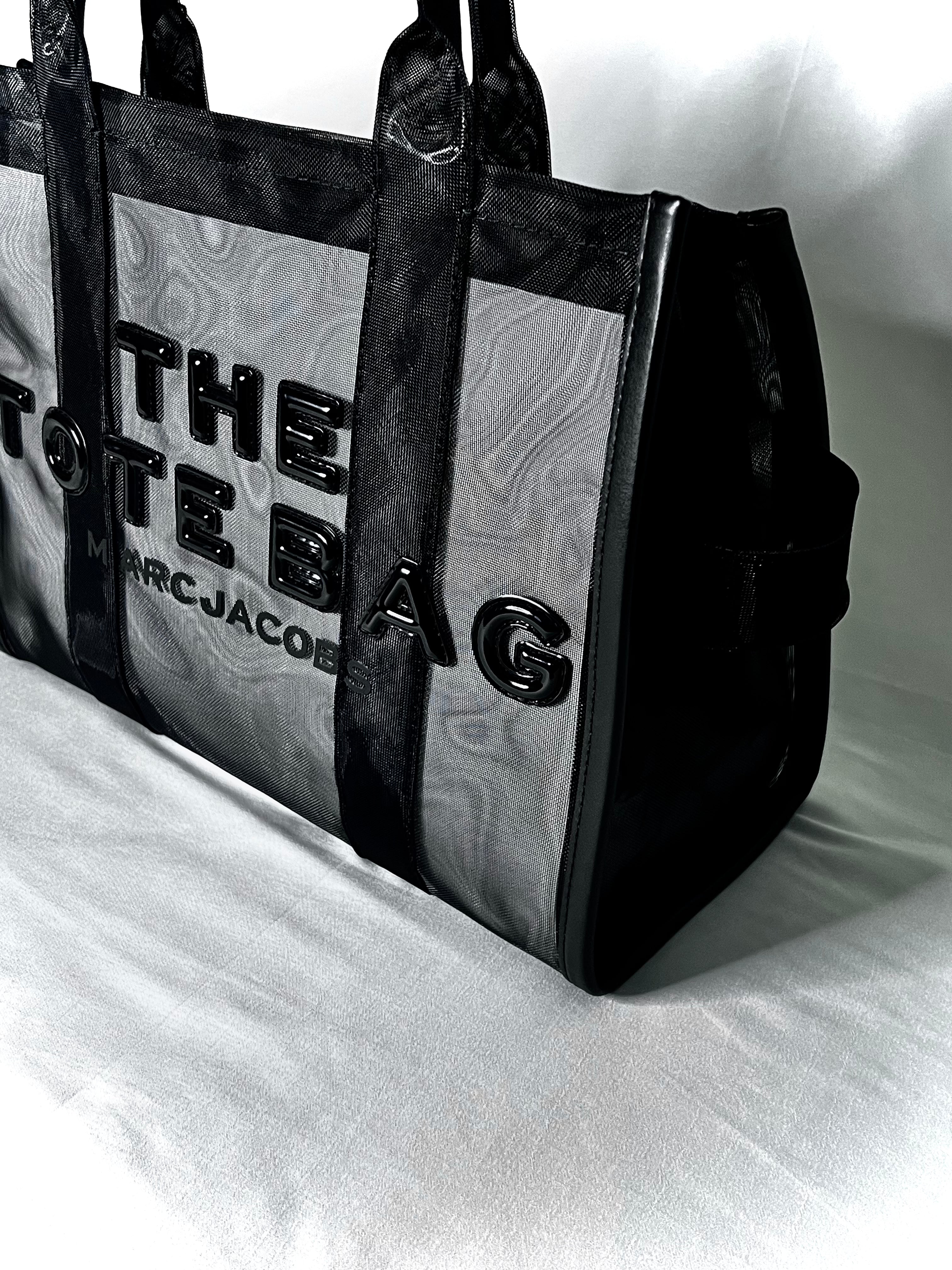 Black Medium Mesh Tote Bag Marc Jacobs