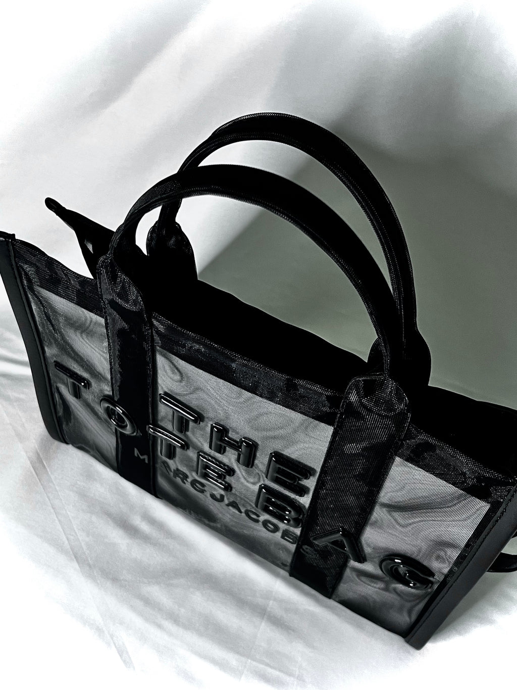 Black Medium Mesh Tote Bag Marc Jacobs