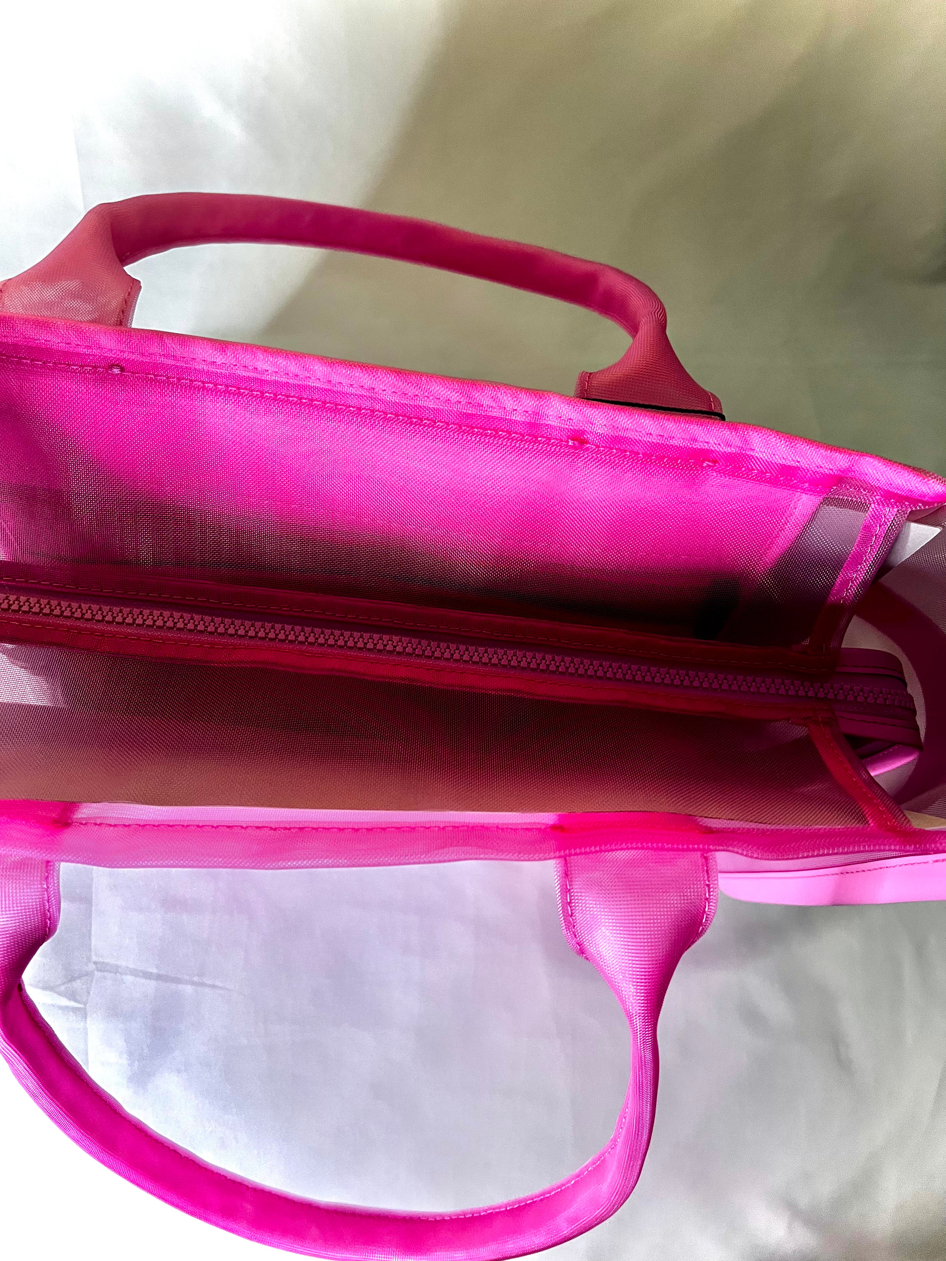 Pink Marc Jacobs Medium Mesh Tote Bag
