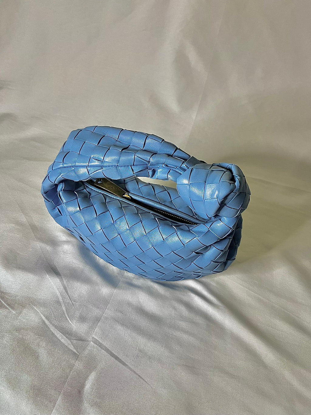 Blue Teen Botega Veneta Mini Jodie Hobo Bag