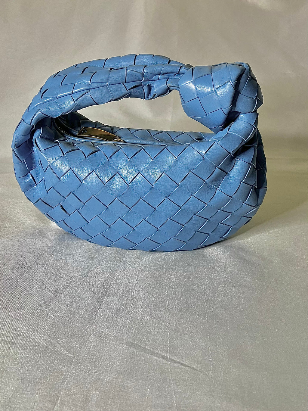 Blue Teen Botega Veneta Mini Jodie Hobo Bag